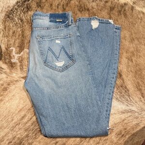 Mother High Waisted Rider Skimp Jeans